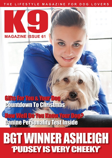 K9 Magazine Issue 61 Cover - Ashleigh and Pudsey - web